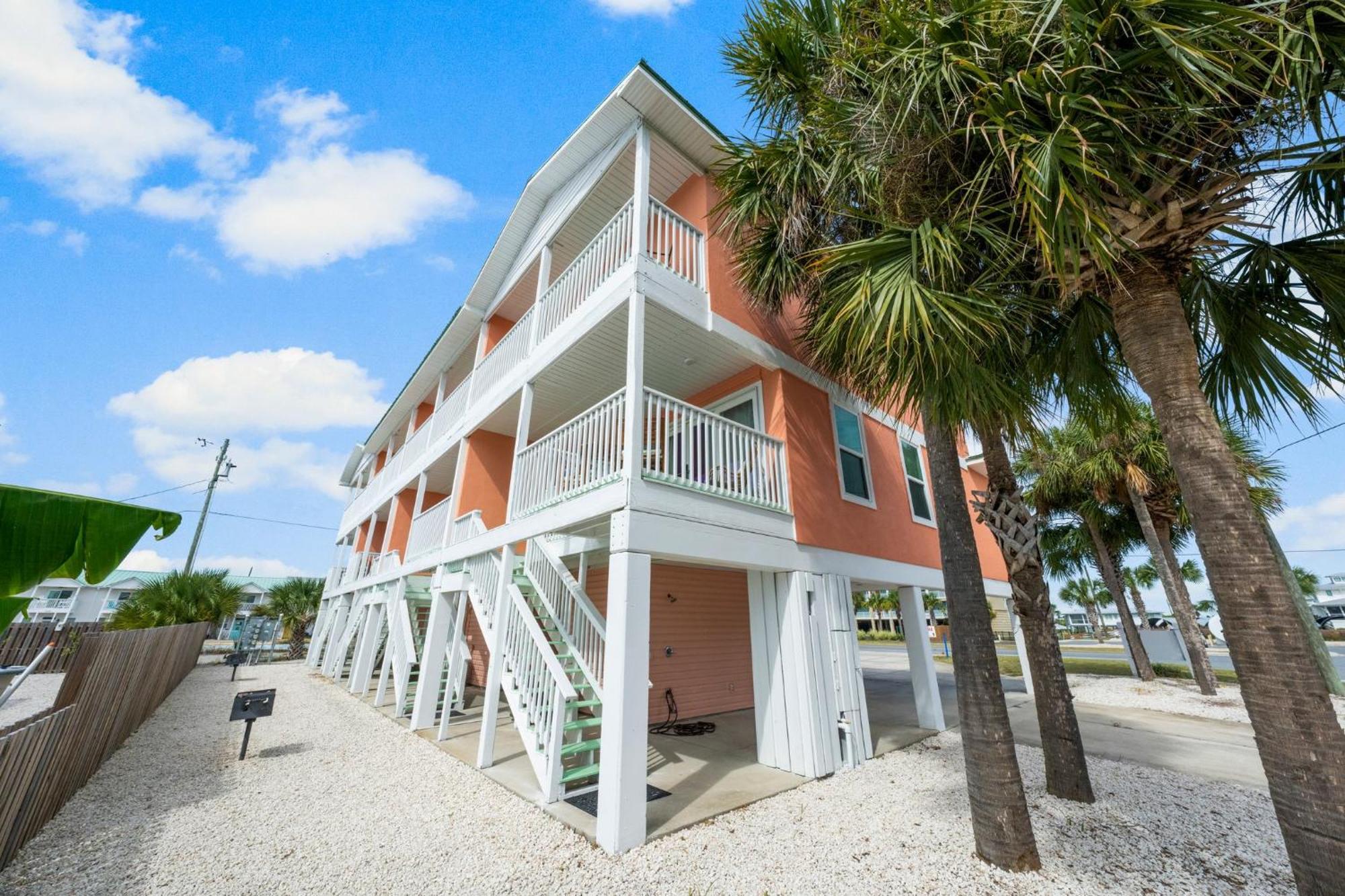 Sand Buckets Unit C, Ocean View Beach Townhouse Mexico Beach Exterior photo